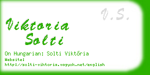 viktoria solti business card