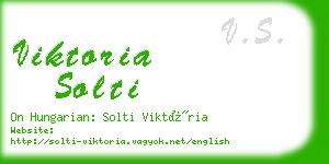 viktoria solti business card